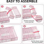 Marbrasse Expandable Desk Drawer Organizer, Mesh Tray - Image 7