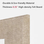 Neatsure Large Cork Board for Wall, 6 Panels Felt Tiles Tack Push Pin Board for - Image 4