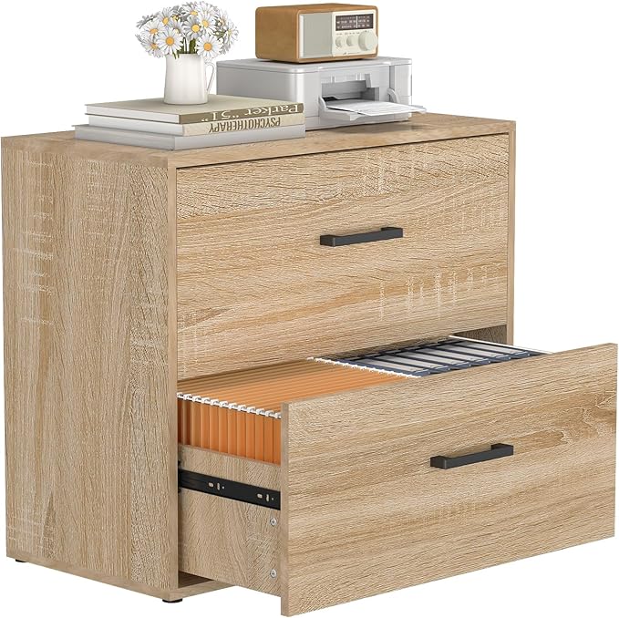 FATIGOS 2 Drawer Lateral File Cabinets, Wooden File Cabinets by FATIGOSstoragecabinet