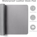 Aothia Leather Desk Pad Protector, Office Desk Mat, Large Mouse Pad, Laptop - Image 4