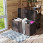 PATIOEASY Outdoor Storage Box 100GAL Waterproof Resin Deck Box, UV-Resistant - Image 6