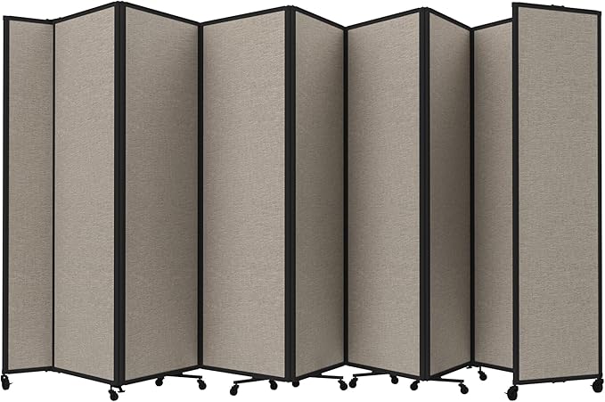 Versare Room Divider 360 Portable Wall Partition | Folding Panels | Large by VERSARE