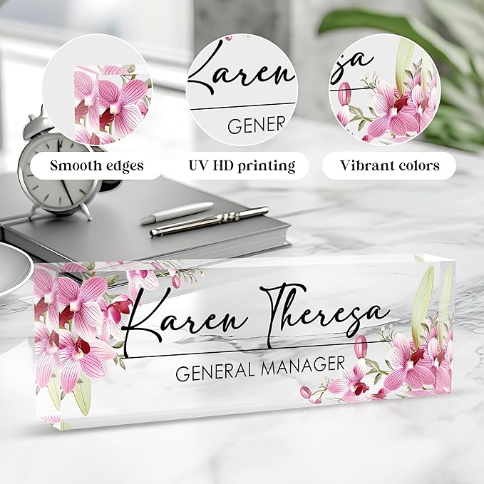 Custom Office Name Plate, Personalized Gifts - Image 3