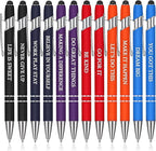 Zonon 12 Pcs Inspirational Pens Bulk Funny Ballpoint Pen by Zonon