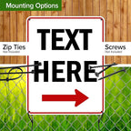 Custom Arrow, Custom Directional Sign, Right Arrow, 24x30 Inches, 55 mil thick - Image 5
