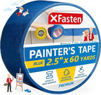 XFasten Professional Blue Painters Tape 2.5-Inches x 60-Yards Blue Painters by XFasten