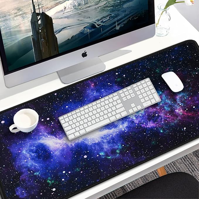 Large Mouse Pad, 31.5x15.7 inch Large Gaming Extended Computer Keyboard Mouse - Image 7