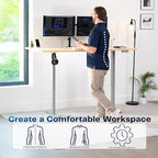 VIVO Electric 71 x 36 in Standing Desk, Memory Height Adjustment, 1B Series - Image 4