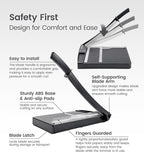 Paper Cutter, Paper Trimmer12" Cutting Length Heavy Duty Guillotine Paper Slicer - Image 5