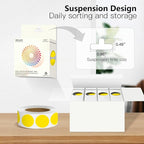 Yellow 1 Inch Round Color Coding Labels - Image 4