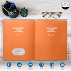 FILE-EZ Two-Pocket Folders, Textured Paper, Letter Size - Image 2
