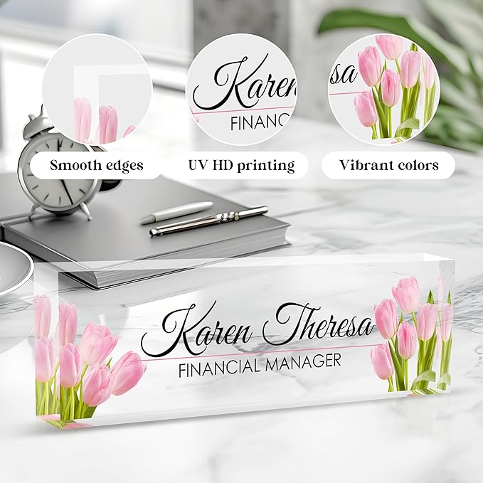 Custom Office Name Plate, Personalized Gifts - Image 3