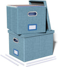 2 Pack File Storage Organizer, Filing Box, Portable File Box
