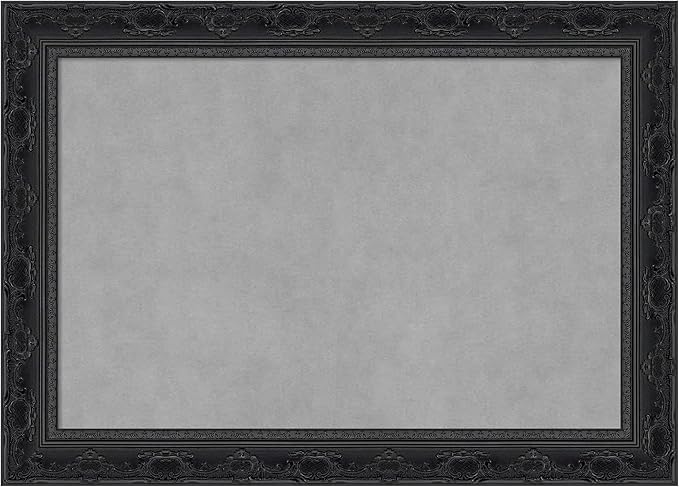 Amanti Art Black Framed Magnetic Board 20x28 Medium Vision Board by AmantiArt