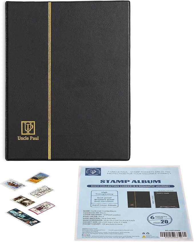 Stamp Albums 120 Pockets - Image 4