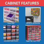 Akro-Mils 26-Drawer Plastic Drawer Storage Cabinet - Image 5
