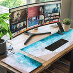 iCasso Extended Gaming Mouse Pad, Large Non-Slip Rubber Base Mousepad - Image 7