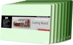 ZVP Plastic Cutting Boards for Kitchen, Flexible Cutting Mats, Gradient Green by ZVP