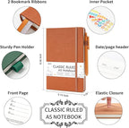 feela Journal Notebook Bulk for School, Hardcover Business Classic Ruled Lined - Image 2