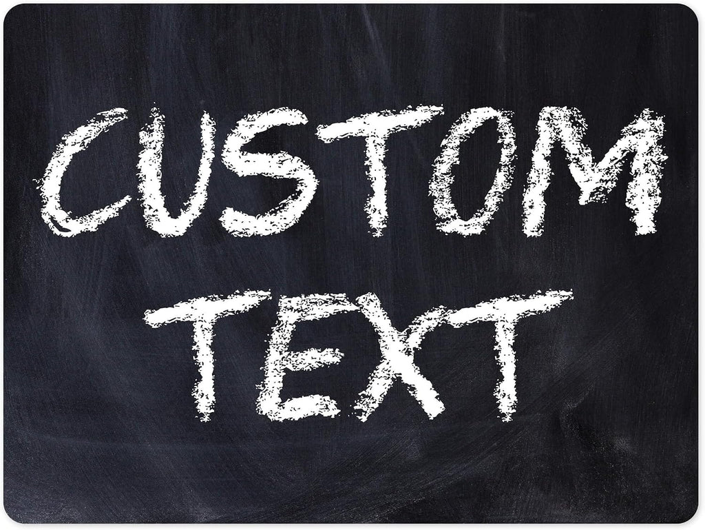 Custom Sign, Custom Street Sign, 11 Font Colors, 13 Font Styles, 4 Hole Options
