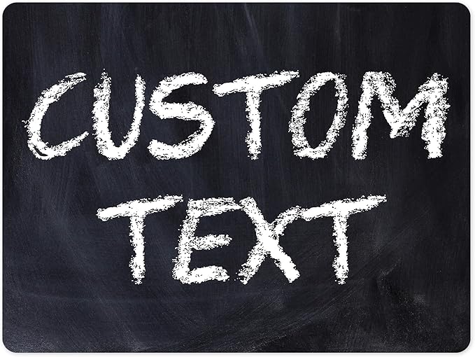Custom Sign, Custom Street Sign, 11 Font Colors, 13 Font Styles, 4 Hole Options by MySignCenter