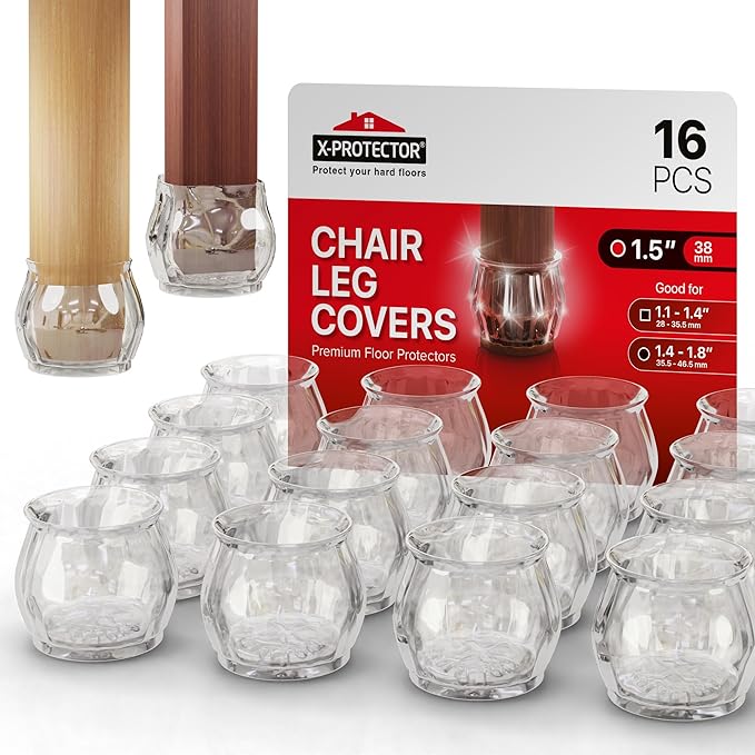 X-Protector Silicone Chair Leg Floor Protectors by X-Protector