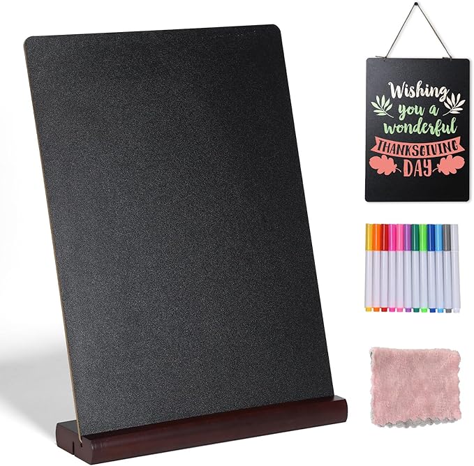 11.7x16.5 Inch Tabletop Chalkboard by SUTINE