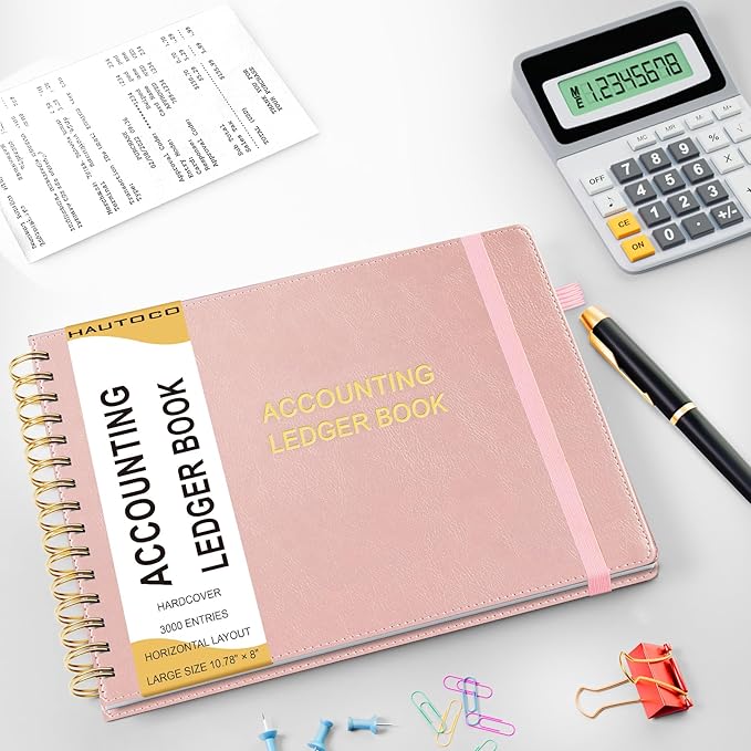 HAUTOCO Hardcover Accounting Ledger Book - Image 7