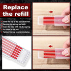 Zhehao 120 Pieces 2.8 mm Carpenter Pencils Lead Refills HB Refill - Image 4