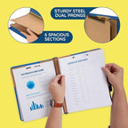 10 Blue Classification Folders - Image 4