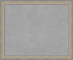 Amanti Art Silver Framed Magnetic Board 37x45 X-Large Vision Board by AmantiArt