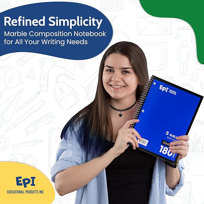 EPI Spiral Notebook | 5 Subject - Image 6