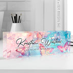 Personalized Name Plate for Desk Custom Acrylic Desk Name Plate Custom Employee - Image 4