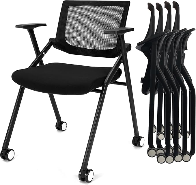 BROBRIYO 2 Pack Stackable Conference Room Chairs - Image 3