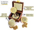 For I Know The Plans I Have For You, Jeremiah 29:11, Solid Brass Directional - Image 2