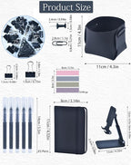 LXEVIHK 20Pcs Black Desk Organizers and Accessories - Image 6