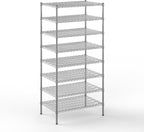 Regal Altair 24" Deep x 36" Wide x 74" Height Wire Shelving Kit | 8-Tier | NSF