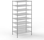 Regal Altair 24" Deep x 36" Wide x 74" Height Wire Shelving Kit | 8-Tier | NSF by Regal+Altair