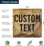Custom Sign, Custom Street Sign, 11 Font Colors, 13 Font Styles, 4 Hole Options - Image 6