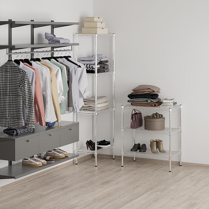 Regal Altair 18" Deep x 30" Wide x 34" Height Wire Shelving Kit | 3-Tier | NSF - Image 7