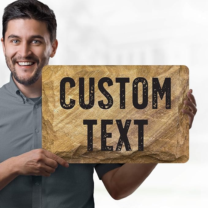 Custom Sign, Custom Street Sign, 11 Font Colors, 13 Font Styles, 4 Hole Options - Image 2