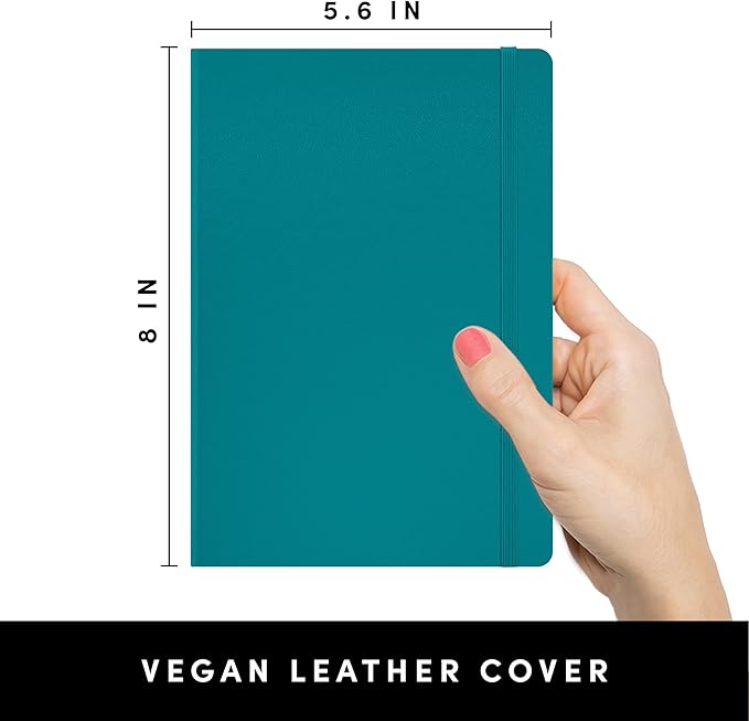 PAPERAGE Lined Journal Notebook, 252 Pages, Medium 5.6 in x 8 in - Image 2
