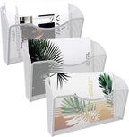 EasyPAG 3 Single Pocket Wall File Organizer, Mesh Hanging File Folder Organizer by EasyPAG