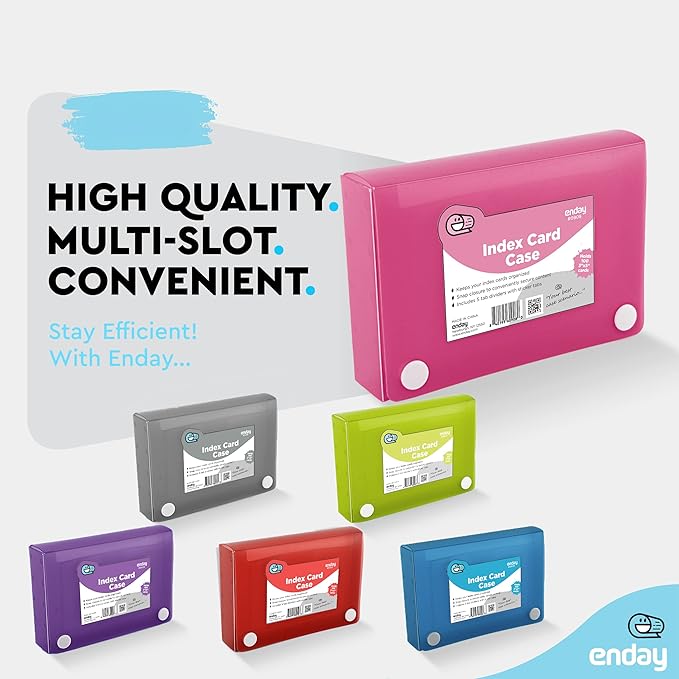 3" X 5" Index Card Case Holds 100 Cards Includes Business Card/Index Holder and - Image 4