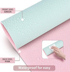 KINGFOM Desk Pad Office Desktop Protecter, PU Leather Desk Mat Blotters - Image 6