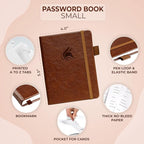 Clever Fox Password Book with alphabetical tabs. Internet Address Organizer - Image 2