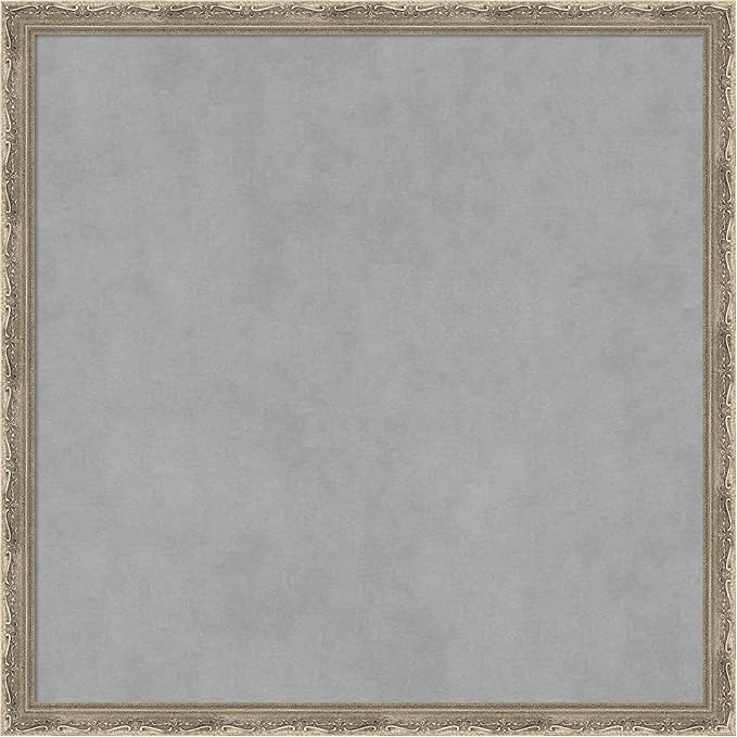 Amanti Art Silver Framed Magnetic Board 22x22 Medium Vision Board by AmantiArt