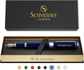 Scriveiner Personalized Midnight Blue Fountain Pen by Scriveiner