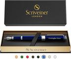 Scriveiner Personalized Midnight Blue Fountain Pen by Scriveiner