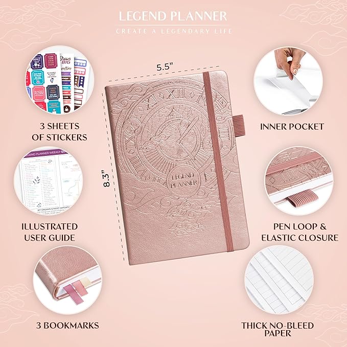 Legend Planner – Weekly & Monthly Life Planner to Hit Your Goals & Live - Image 2